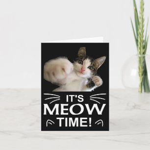 Funny Karate Boxing Cat Meow Time T Shirt Tee Shir Kort