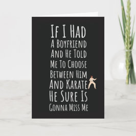 Funny Karate Cards For Teen Girls Self Defense Her Kort