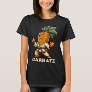 Funny Karate Carrot Carrate Karate Trainer Karate T Shirt