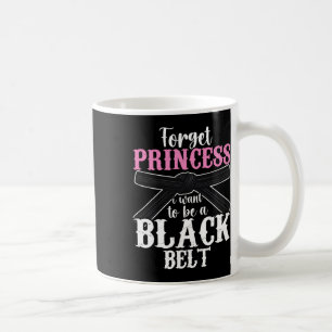 Funny Karate-design för Women Girls Black Bälte Ma Kaffemugg