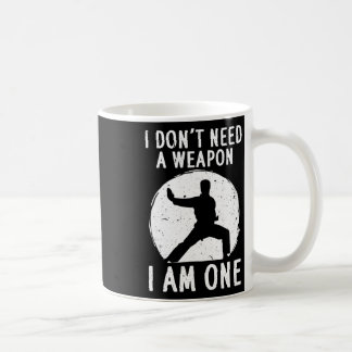 Funny Karate För manar Women Karate Black Bälte Ma Kaffemugg