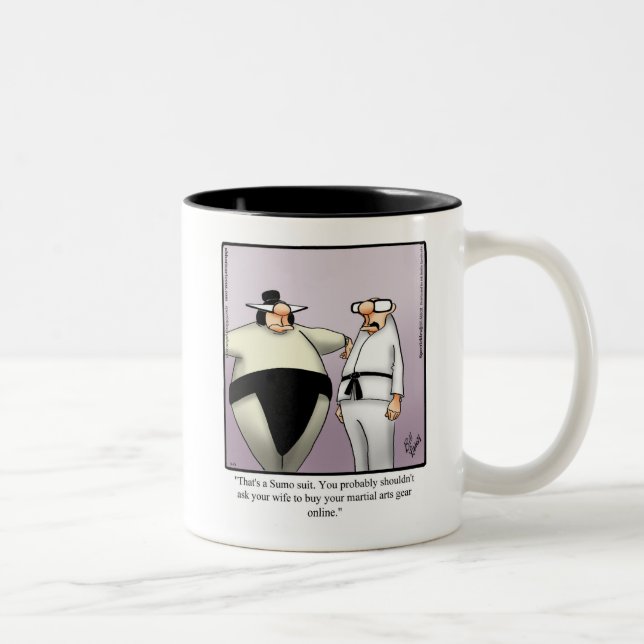 Funny Karate Humor Mugg Gift (Höger)