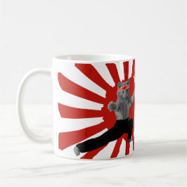 Funny Karate Kitten gifts Kaffemugg