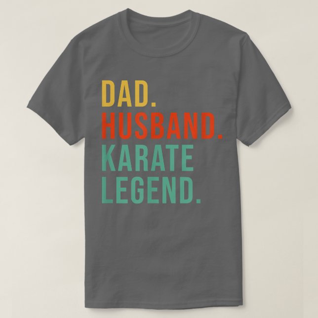Funny Karate Pappa Make Legend Coola Manar Far D T Shirt (Design framsida)