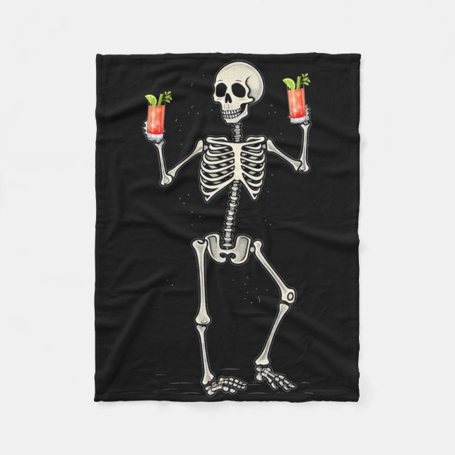 Funny Karatesaurus doinosaur t rex in Karate Gi Bl Fleecefilt (Framsidan)