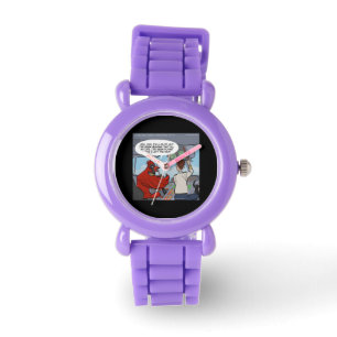 Funny kardinal Jumbo Jet Pilot Womens Watch Armbandsur
