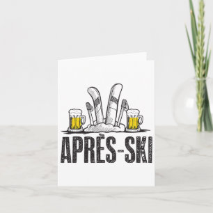 Funny Kärlek Apres Ski Shirt - Underbara Snö Älska Kort