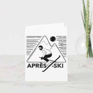 Funny Kärlek Apres Ski - Underbar Snö Älskare Gift Kort