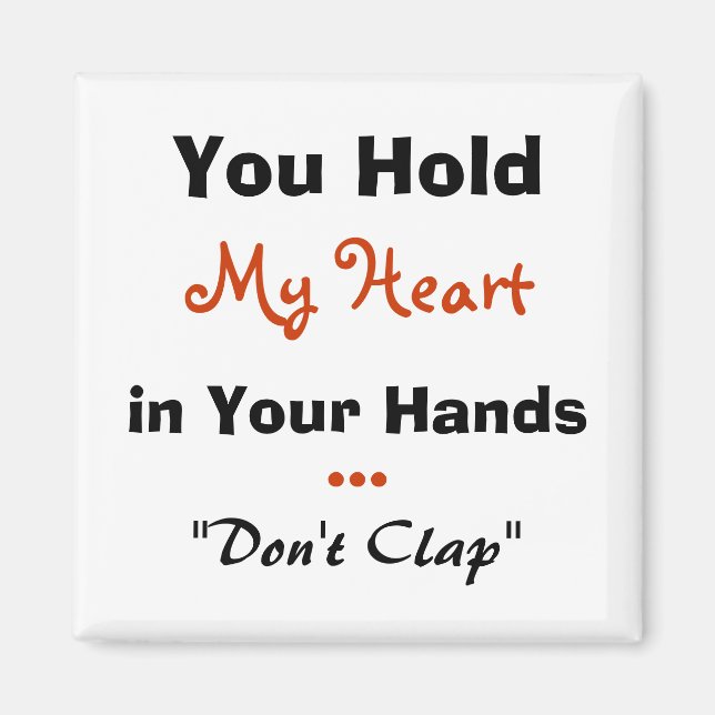 Funny Kärlek Fridge Magnet (Framsidan)