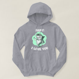 Funny kärlek hoodie