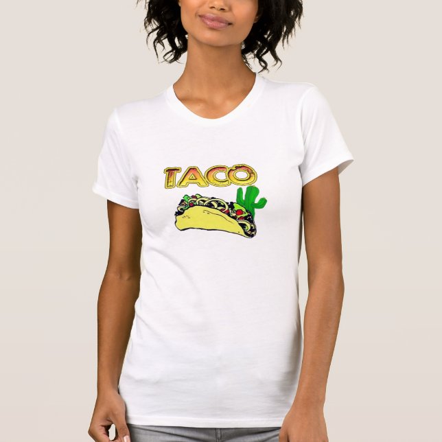 Funny Kärlek Taco TexMex Humor Mode T-Shirt (Framsida)
