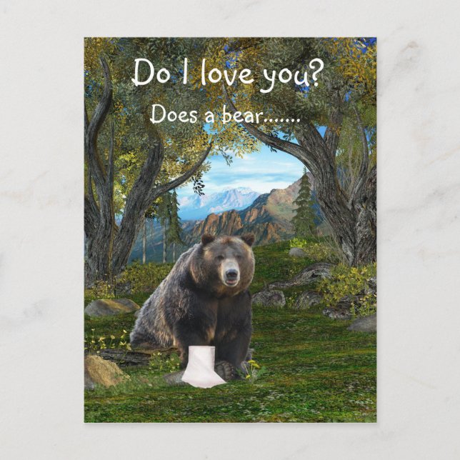 Funny kärlek vykort (Framsida)