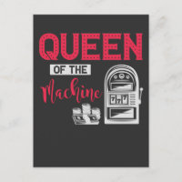 Funny kasino Gambling Queen Slot Maskin Quote