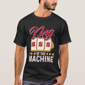 Funny kasinokortplats Maskin Kung-spelfack Machi T Shirt