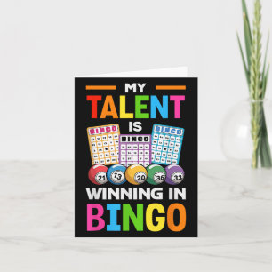 Funny kasinoutrustning för Bingo Player Manar Wome Kort