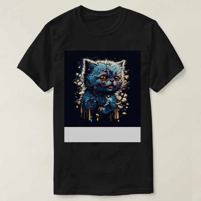 Funny Kat 5 T Shirt (Design framsida)
