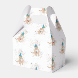 Funny Kat Animals med Party Presentaskar