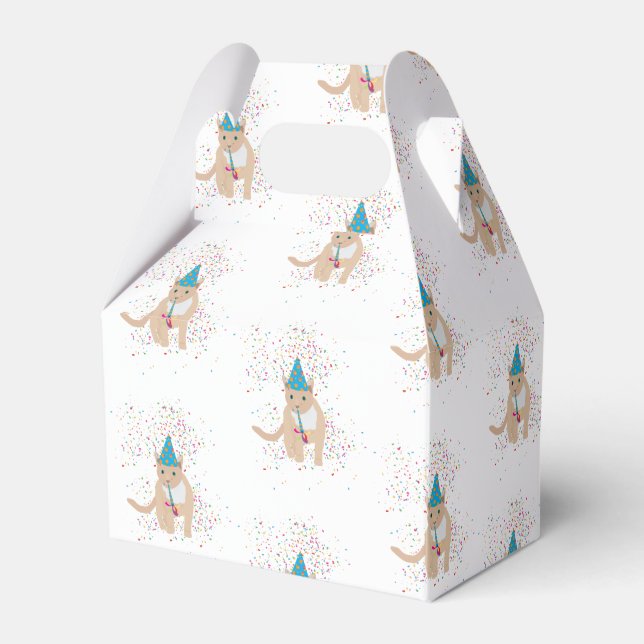 Funny Kat Animals med Party Presentaskar (Framsidan Sidan)