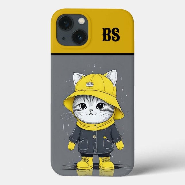 Funny Kat i Rain Boots - cat Humor (Baksida)