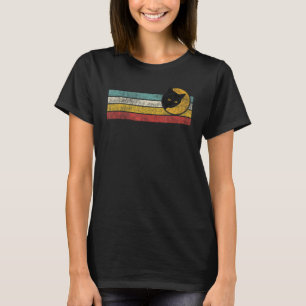 Funny Kat Kitten Meme Vintage Retro Sunset Peeping T Shirt
