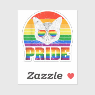 Funny Kat LGBT Gay pride Apparat Women Manar LGBTQ Klistermärken