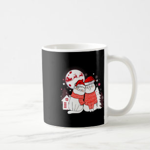 Funny Kat lite jultomt jul Sleigh Pet Ow Kaffemugg