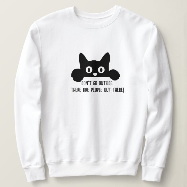 Funny Kat Meme Tee, People Cat & Slogan Graphic T Shirt (Design framsida)