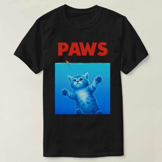 Funny Kat "TASSAR" Parody Design - Cute Kitten Jok T Shirt (Design framsida)