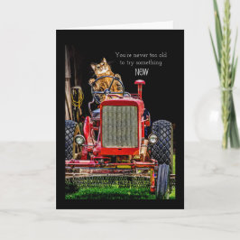 Funny katalog - födelsekort för traktor kort