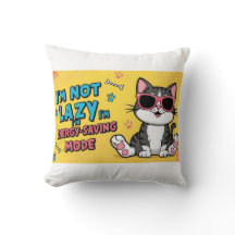 Funny Katt Poster Tecknad katt med solglasögon