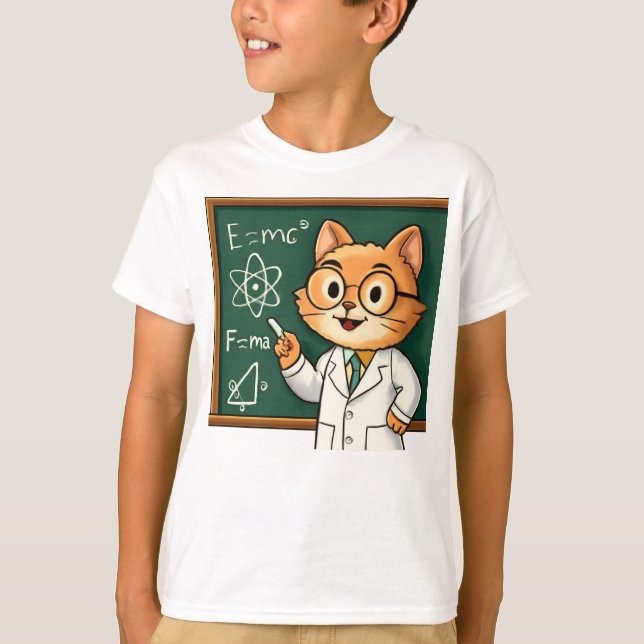 Funny katt som arbetar från hemmet t shirt (Framsida)