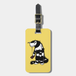 Funny kattchoklad Älskare - drunkningskatt Bläck Bagagebricka