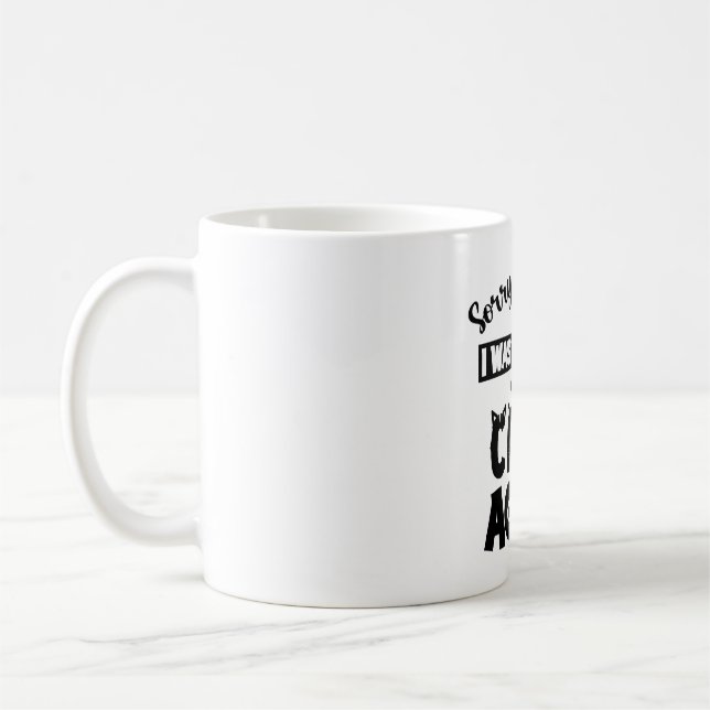 Funny kattoffertdesign kaffemugg (Vänster)
