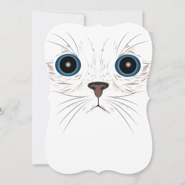 Funny kattunge ansikte (Framsida)