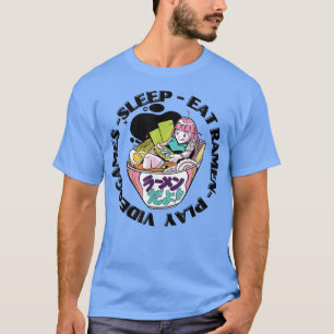 Funny Kawaii Anime Japan Ramen Gamer Girl Nerd Mot T Shirt