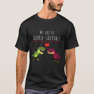 Funny Kawaii Dinosaur Pun Newlyged Couple Matching T Shirt