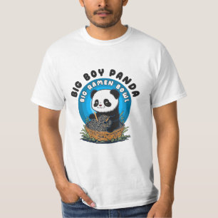 Funny Kawaii Ramen Panda T Shirt