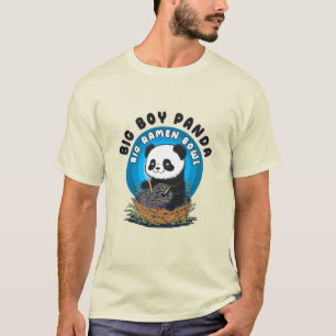 Funny Kawaii Ramen Panda T Shirt