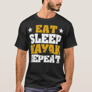 Funny Kayak Canoe Boating Kayaker Eat Soat T Shirt