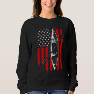 Funny Kayaking För manar Women Coola American Flag T Shirt