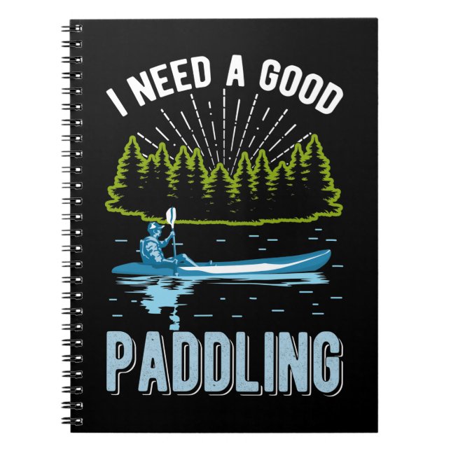 Funny Kayaking Humor Paddling Kayak Jokes Anteckningsbok (Framsidan)
