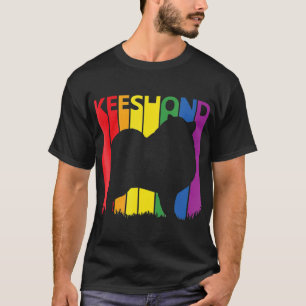 Funny Keeshond Gift Hund älskare Manar Kvinnor T Shirt