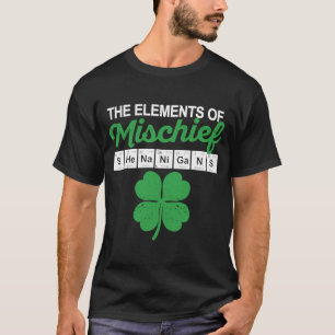 Funny kemi Irish Shenanigans Periodic Bord E T Shirt