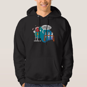 Funny kemisk Tecknad Kemisk reaktion Hoodie