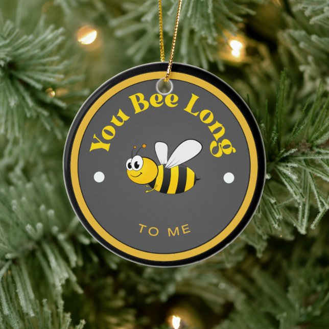 FUNNY! Keramisk prydnad - du har varit länge till  Julgransprydnad Keramik (Träd)