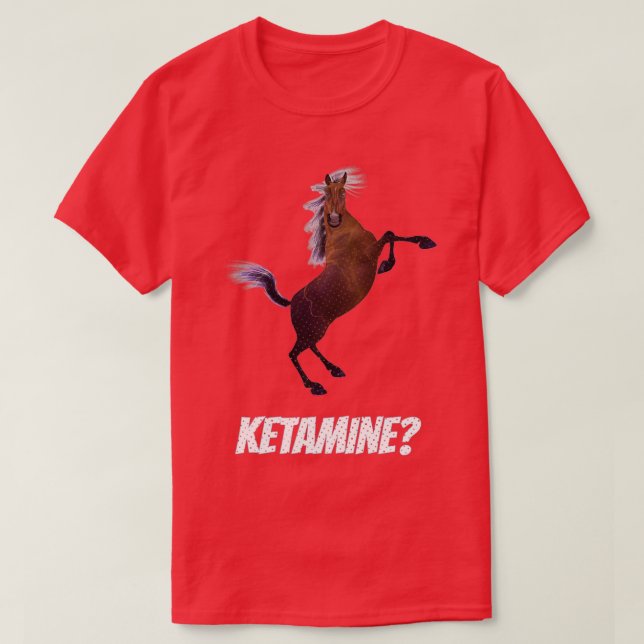 Funny Ketamin Design T Shirt (Design framsida)
