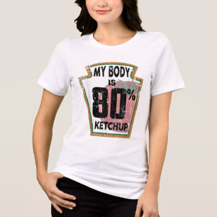 Funny Ketchup Älskare Thmet Tomato Sauce Foodie Jo T Shirt