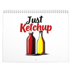 Funny Ketchup Flaska Graphic just ketchup Kalender
