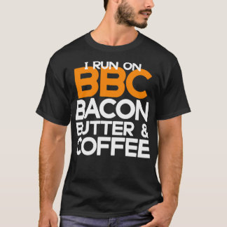Funny Keto Diet presenterar i springa på BBC Bacon T Shirt
