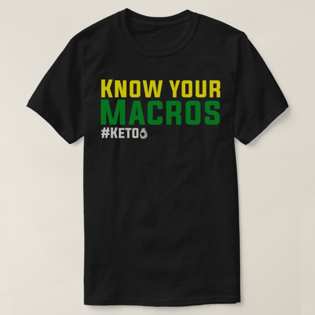 Funny Keto Guido Bacon Keto Diet känner till dina  T Shirt (Design framsida)